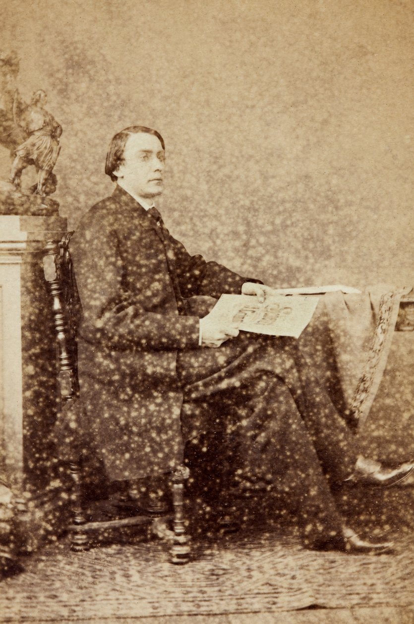 Portræt af Ernst Pauer af Unknown photographer