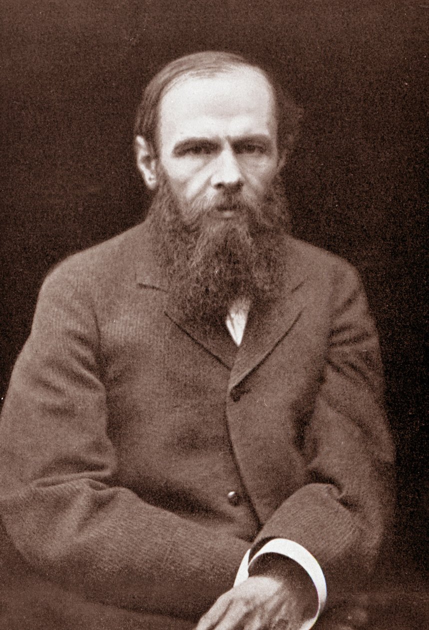 Portræt af Fjodor Dostojevskij (1821 - 1881). af Unknown photographer