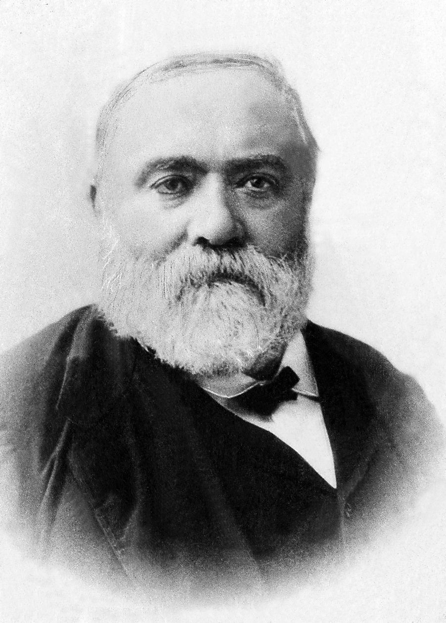 Portræt af Francisque Sarcey (1827-1899), fransk journalist. af Unknown photographer