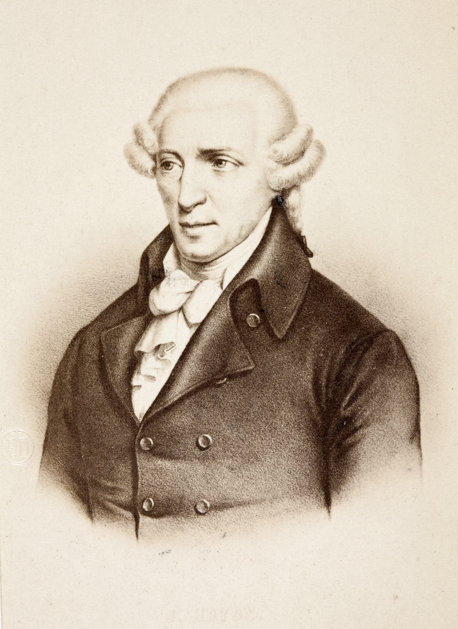 Portræt af Franz Joseph Haydn af Unknown photographer