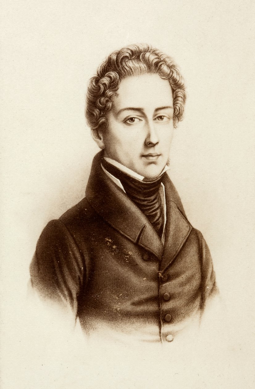 Portræt af Frédéric Chopin af Unknown photographer