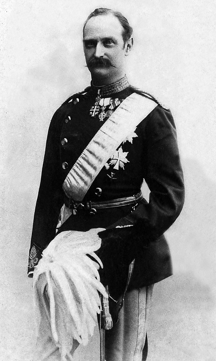 Portræt af Frederic von Oldenburg (1843-1912) kendt som Frederik VIII, konge af Danmark fra 1906 til 1912. af Unknown photographer