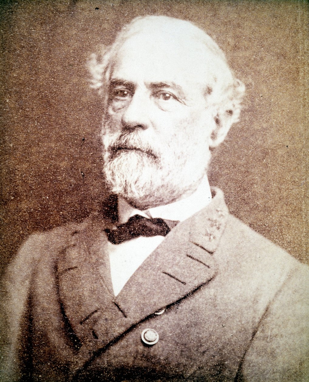 Portræt af general Lee (1807 - 1870), der deltog i borgerkrigen ved at kommandere Northern Virginia Tear. af Unknown photographer