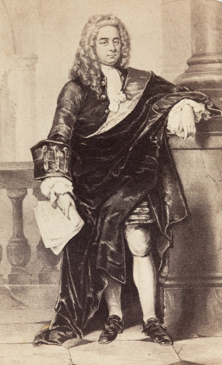 Portræt af George Frideric Handel, ca. 1860
