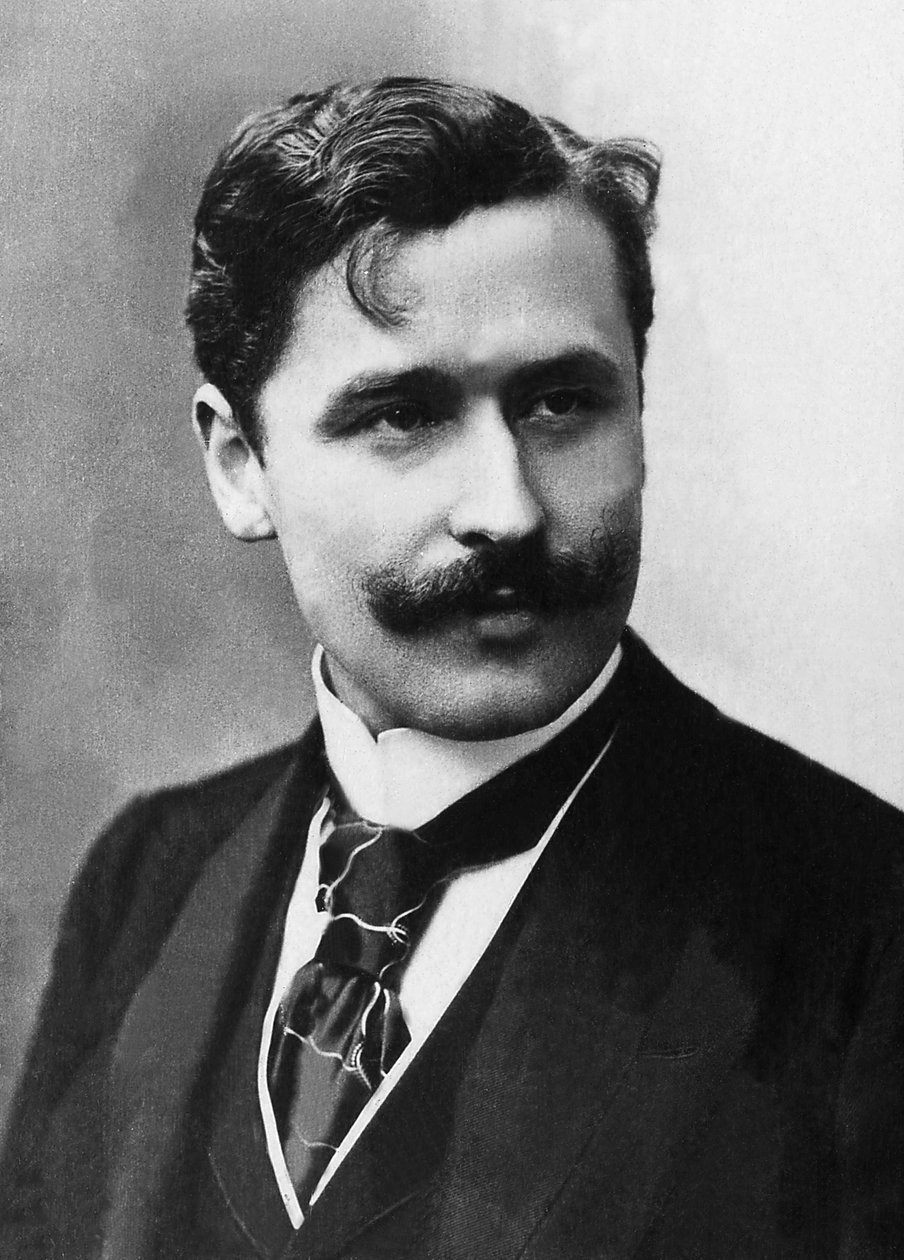 Portræt af Georges Feydeau (1862-1921), fransk dramatiker. af Unknown photographer