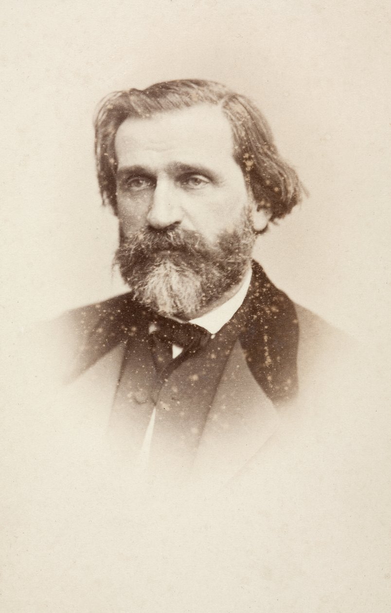 Portræt af Giuseppe Verdi, ca. 1860
