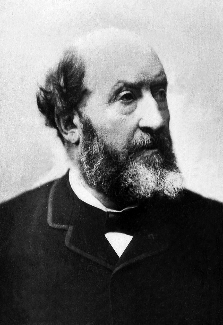 Portræt af Guillaume Victor Emile Augier (1820-1889), digter og dramatiker. af Unknown photographer