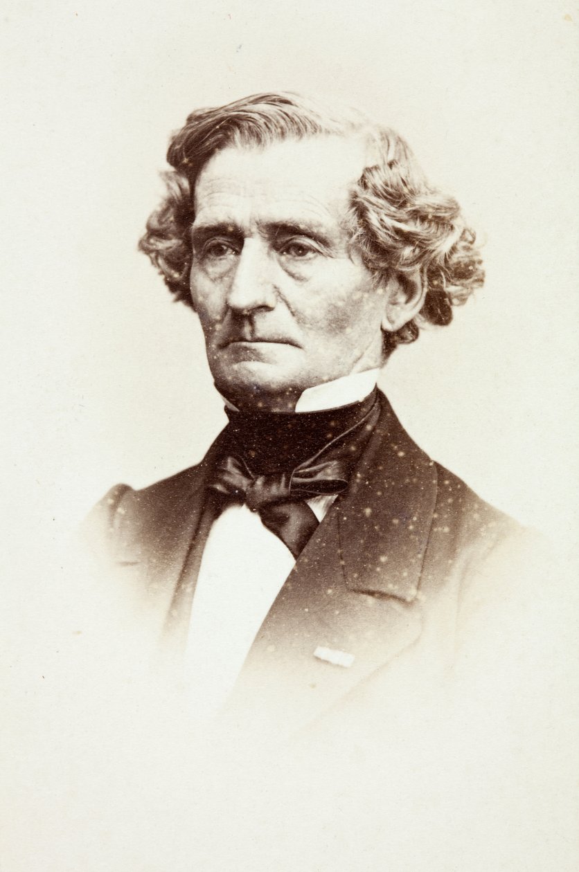 Portræt af Hector Berlioz af Unknown photographer