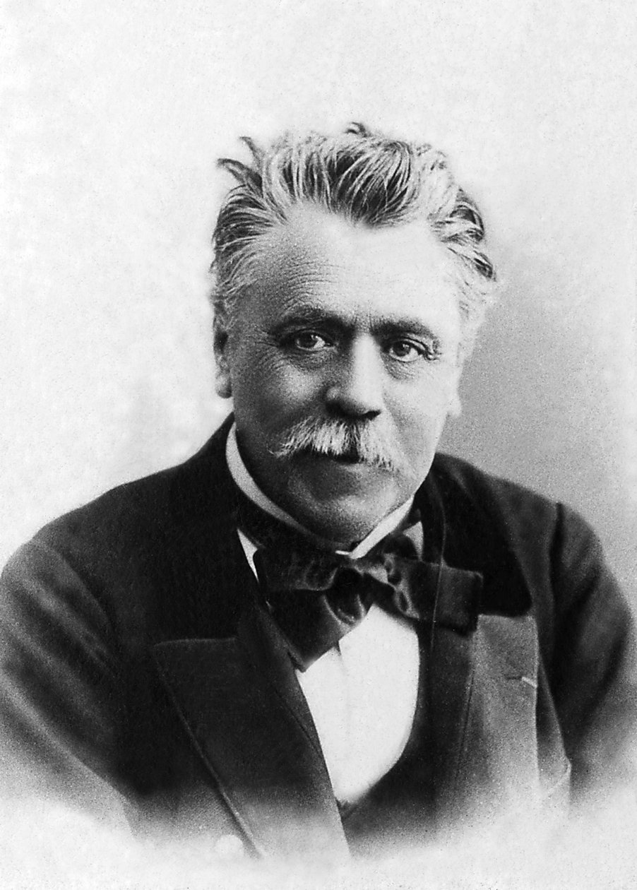 Portræt af Henri Francois Becque (1837-1899), fransk forfatter. af Unknown photographer
