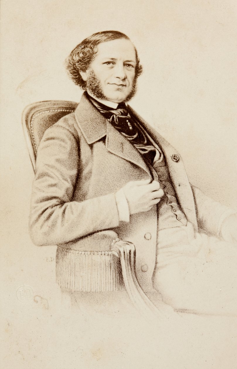 Portræt af Henri Herz af Unknown photographer