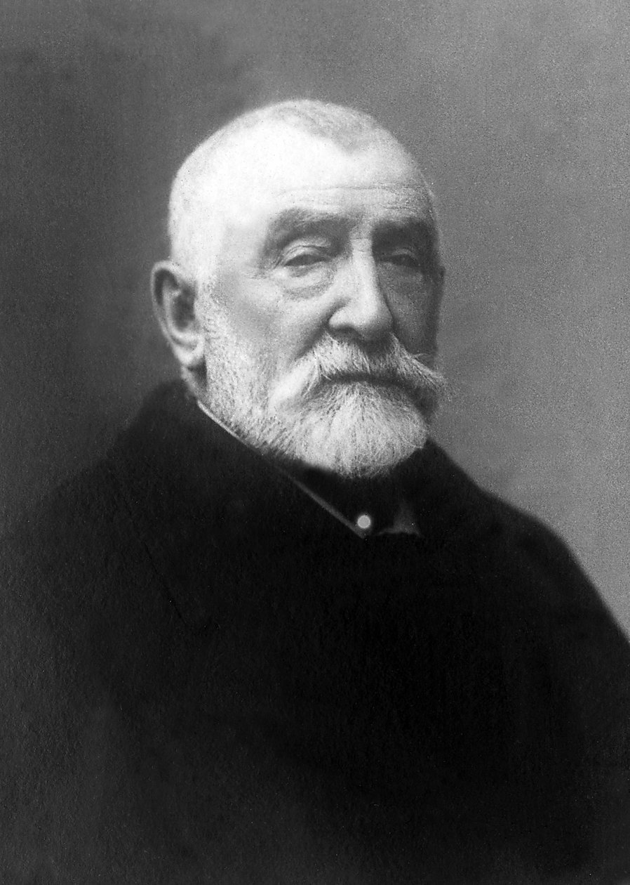 Portræt af Henri Joseph Harpignies (1819-1916), fransk maler og akvarelkunstner. af Unknown photographer