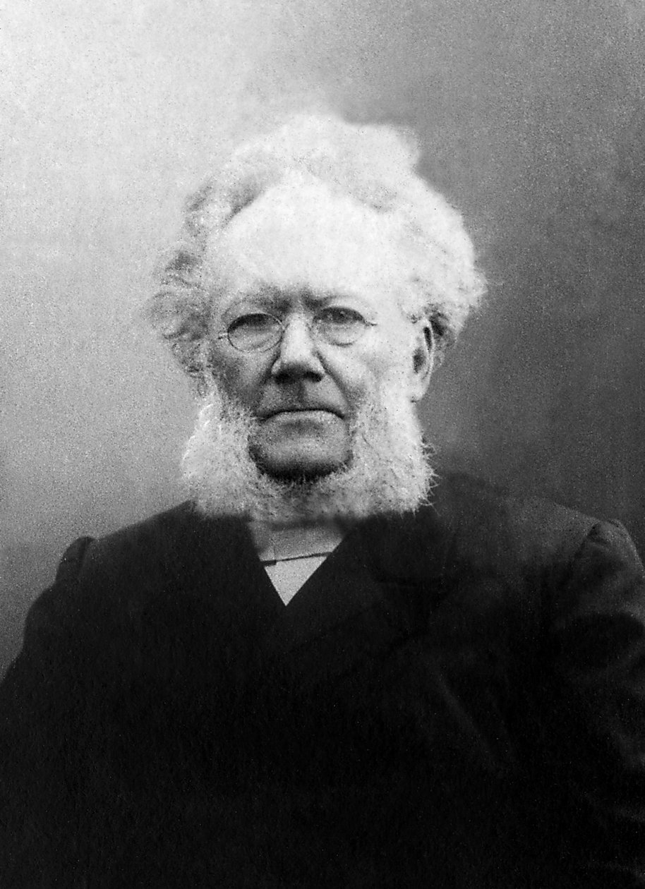 Portræt af Henrik (Henri) Johan Ibsen (1828-1906), norsk dramatiker. af Unknown photographer