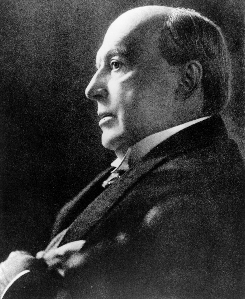 Portræt af Henry James (1843 -1916). Amerikansk romanforfatter og kritiker naturaliserede britisk i 1915. af Unknown photographer