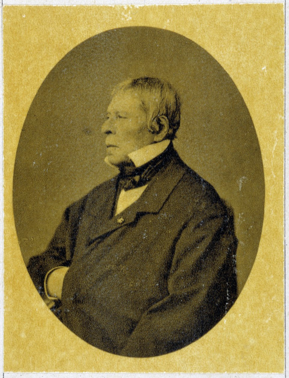 Portræt af Jean Auguste Dominique Ingres (1780 - 1867) i 1841. af Unknown photographer
