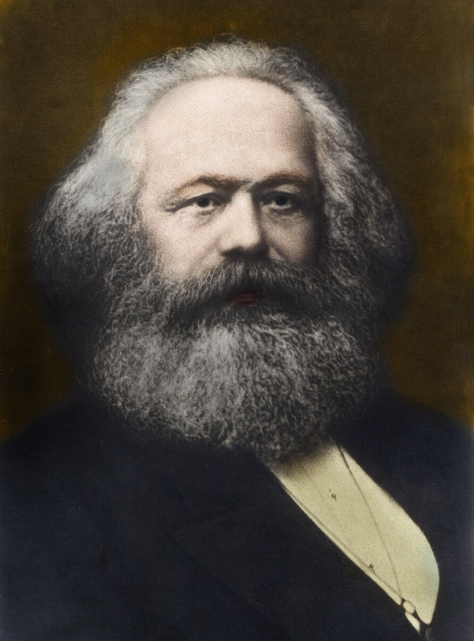 Portræt af Karl Marx (1818-1883) 1878 af Unknown photographer