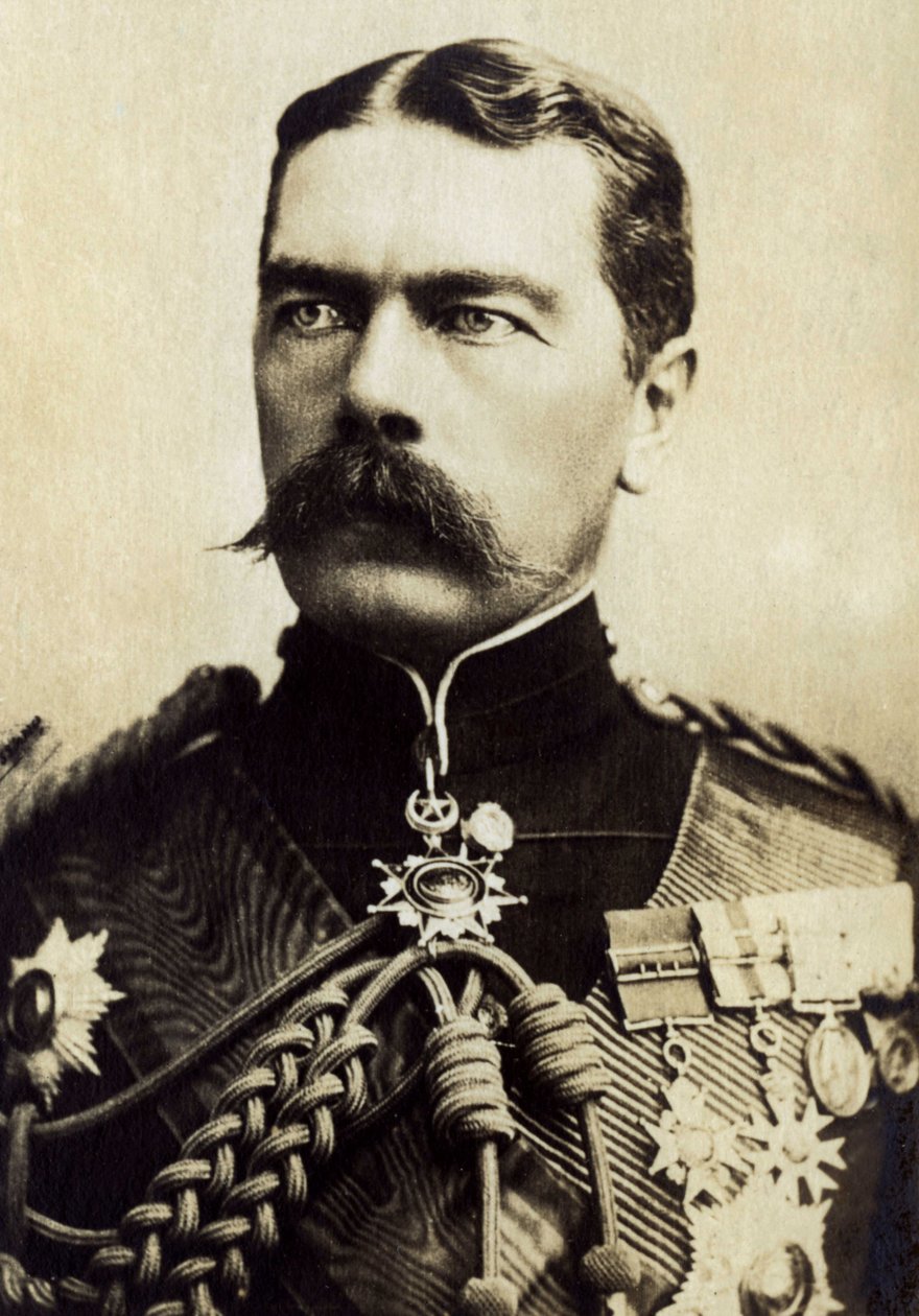Portræt af Lord Kitchener af Karthoum (1850-1916), engelsk militær. af Unknown photographer