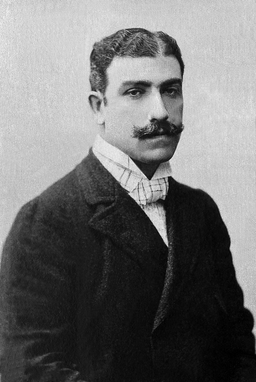 Portræt af Lucien Germain Guitry (1860-1925), fransk skuespiller. af Unknown photographer