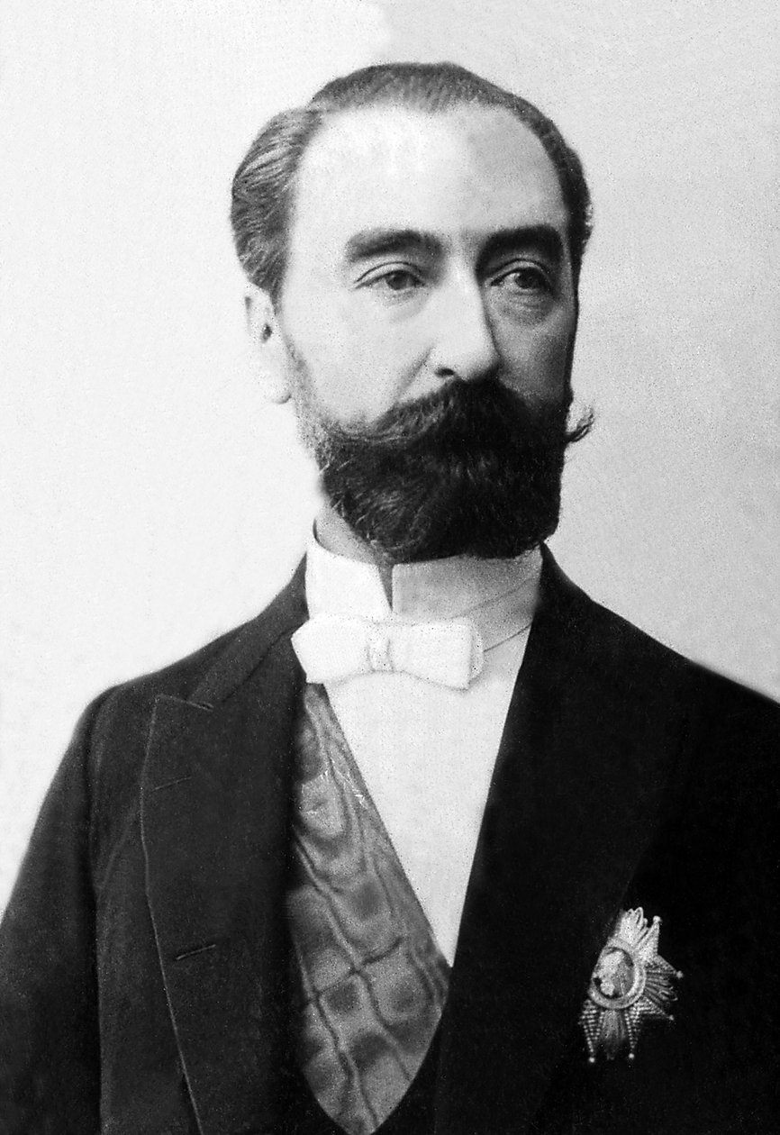 Portræt af Marie Francois Sadi Carnot (1837-1894), fransk statsmand og ingeniør. af Unknown photographer