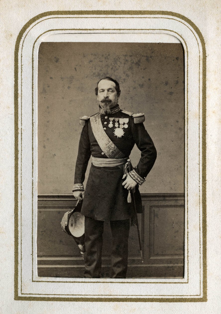 Portræt af Napoleon III (Louis-Napoleon Bonaparte) (20. april af Unknown photographer