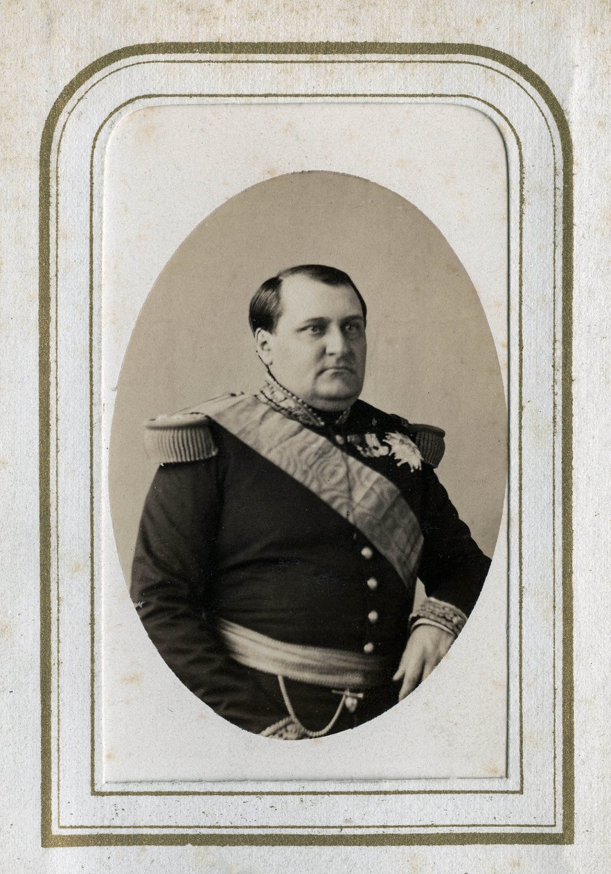 Portræt af Napoleon Jerome (Napoleon-Jerome) Bonaparte (1822-1891). af Unknown photographer