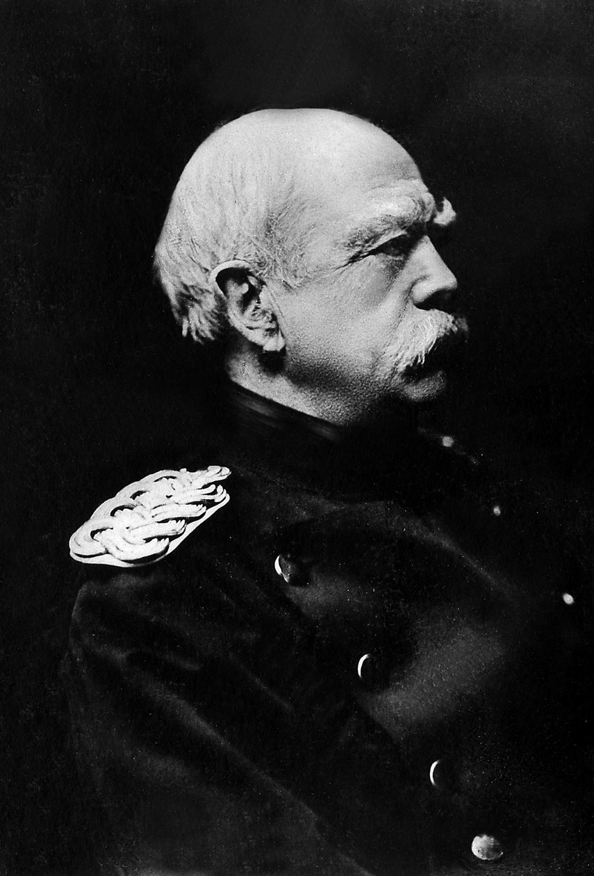 Portræt af Otto Eduard Leopold von Bismarck (1815-1890), kansler i Preussen og det tyske rige. af Unknown photographer