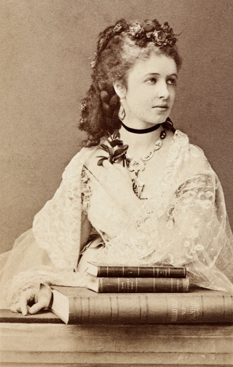 Portræt af Pauline Lucca, ca. 1860