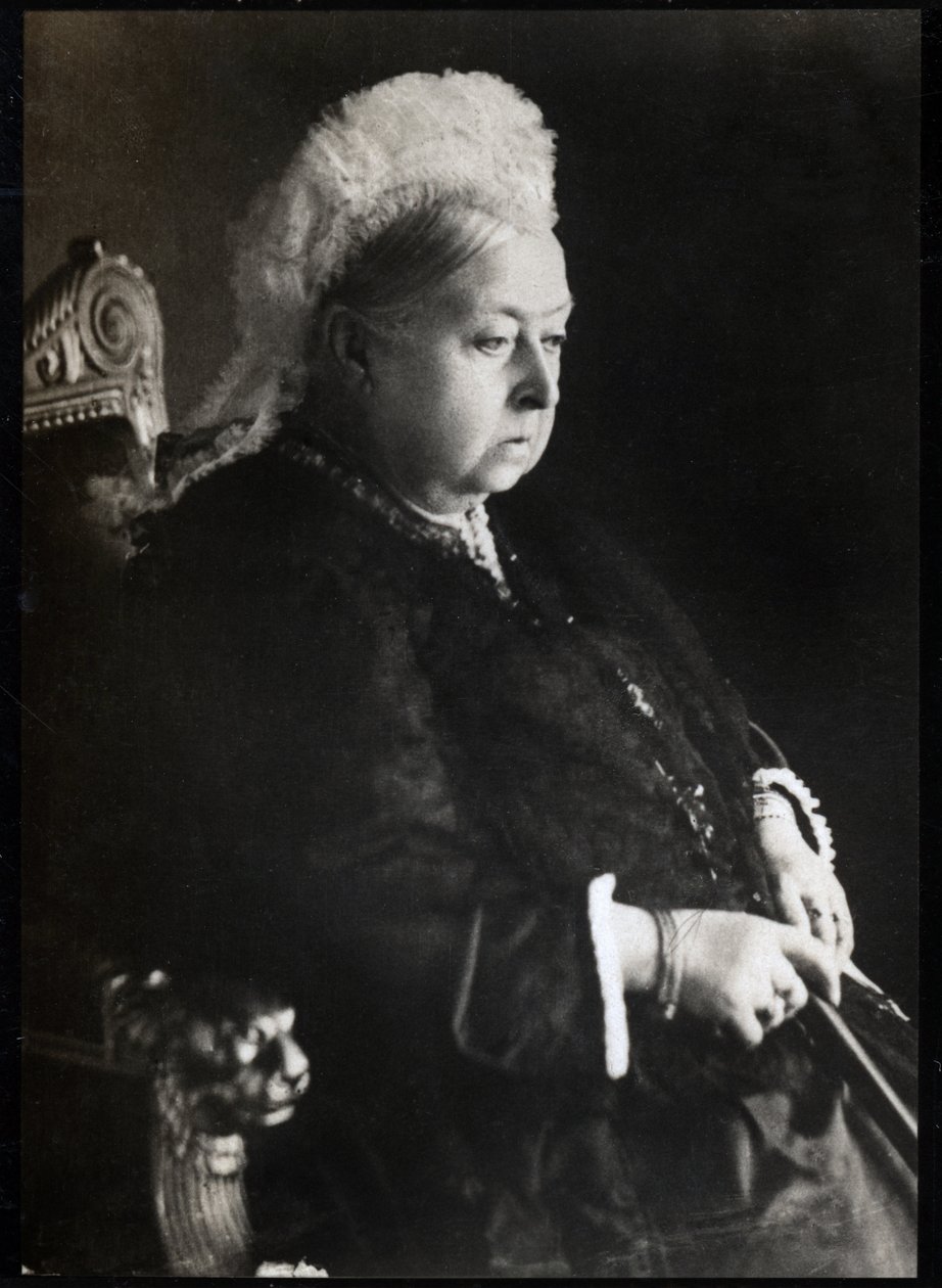 Portræt af dronning Victoria (Victoria Iere) (1819-1901), dronning af Det Forenede Kongerige af Storbritannien og Irland. FPL samling. af Unknown photographer