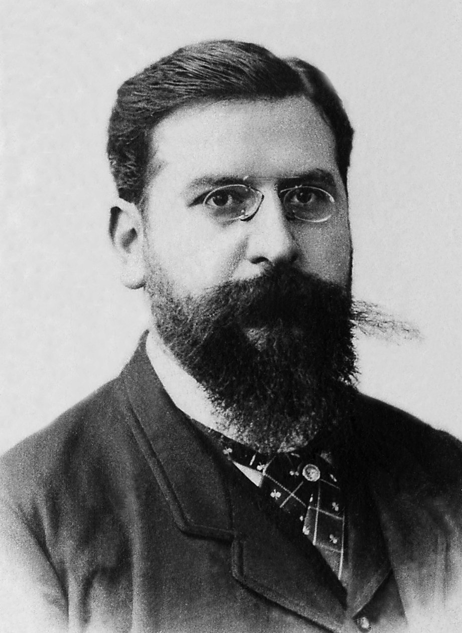 Portræt af Raoul Pugno (1852-1914), pianist, han var også komponist og klaverlærer ved Conservatoire de Paris. af Unknown photographer