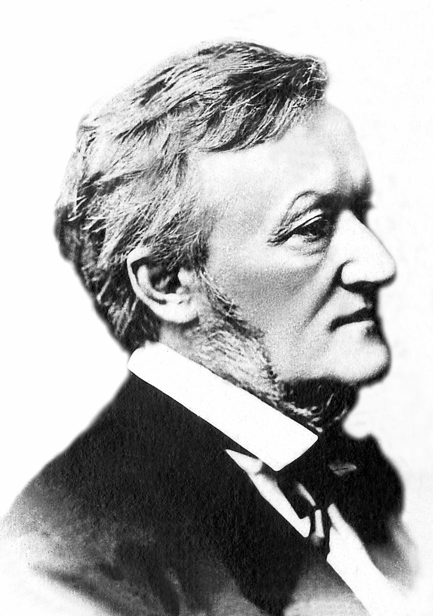 Portræt af Richard Wagner (1813-1883), tysk komponist. af Unknown photographer