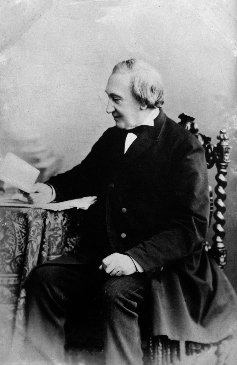 Portræt af Robert Franz (s/h foto) af Unknown photographer
