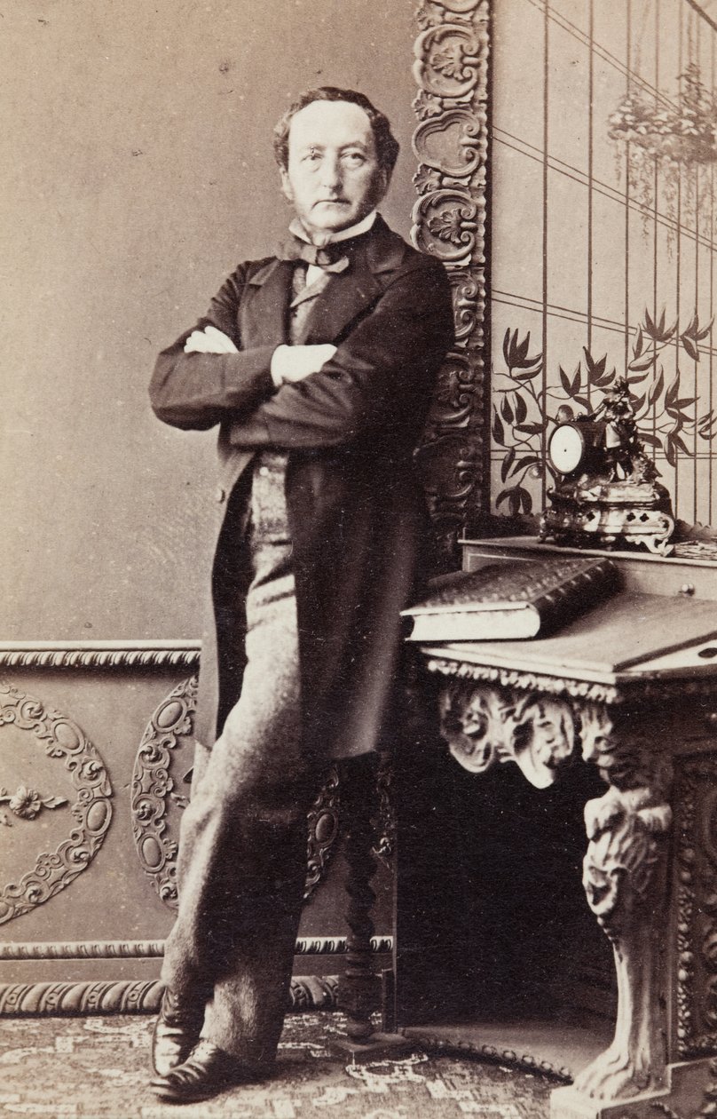 Portræt af Sigismund Thalberg af Unknown photographer
