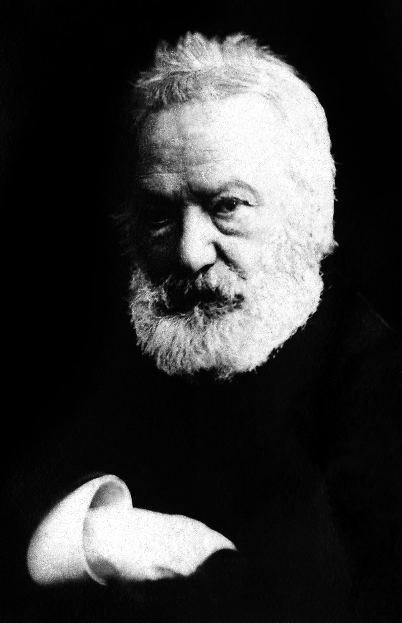 Portræt af Victor Hugo (1802-1885), fransk forfatter. af Unknown photographer