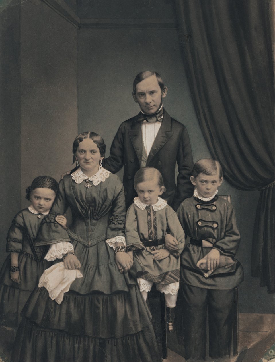 Portræt af en familie, 1850