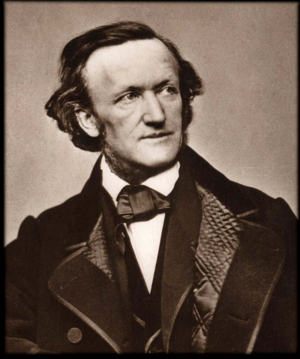 Portræt af komponist Richard Wagner (1813-1883) - Portræt af Richard Wagner (1813-1883), tysk komponist. af Unknown photographer