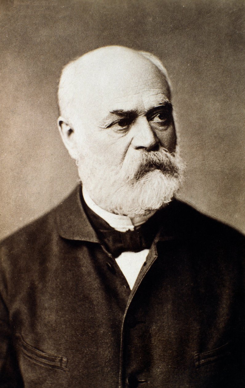 Portræt af den engelske komponist Adolph von Henselt (1814-1889) Fotografi. 19. århundrede. Bologna, civico museo musico af Unknown photographer