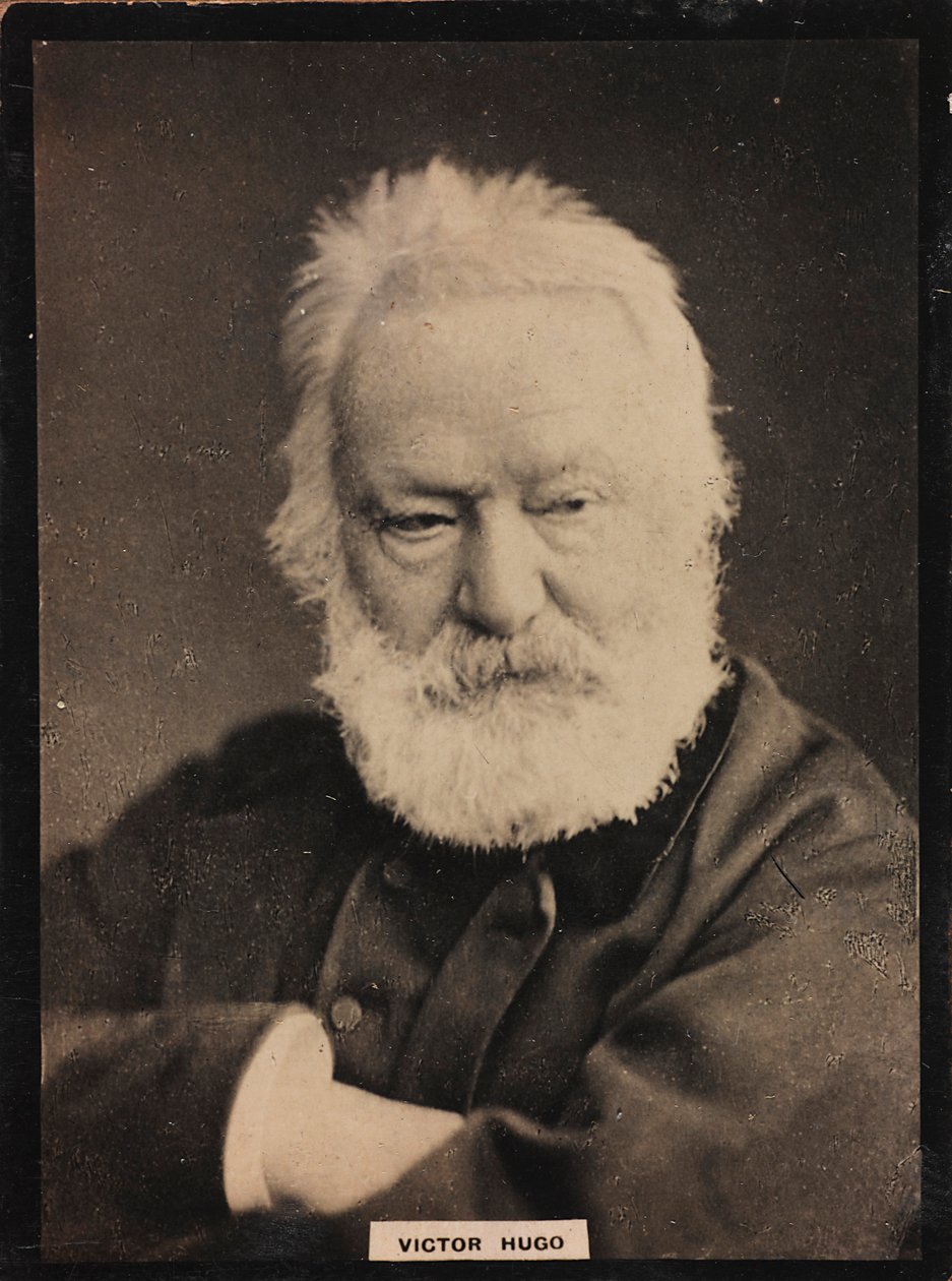 Portræt af den franske forfatter Victor Hugo (1802-1885) af Unknown photographer