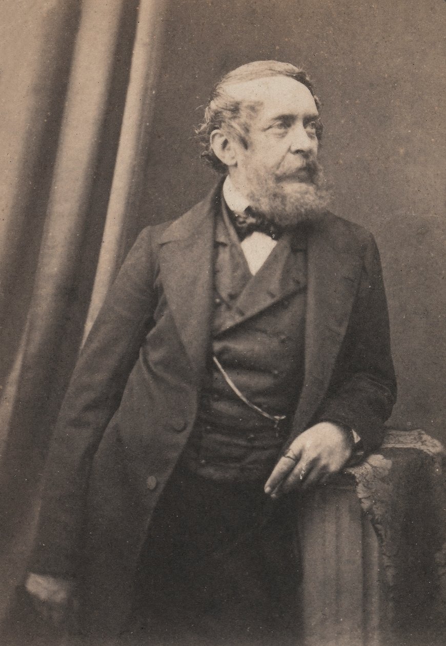 Portræt af den ungarske politiker Lajos Kossuth af Unknown photographer