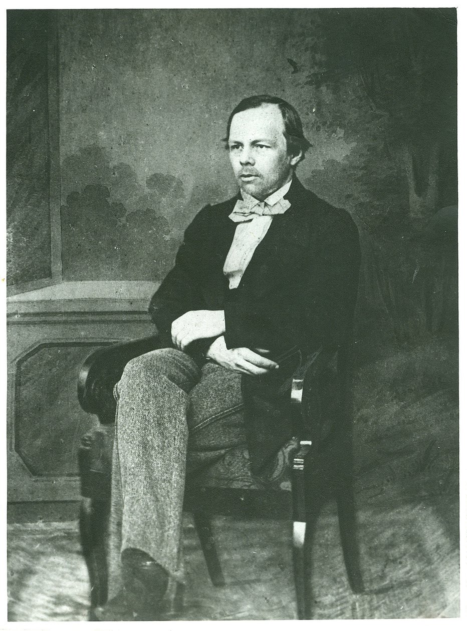 Portræt af forfatteren Fjodor Mikhaylovich Dostoyevsky (1821-1881), Anonym af Unknown photographer