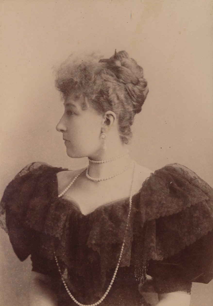 Prinsesse Stéphanie Clotilde Louise Herminie Marie Charlotte af Belgien (21. maj 1864 - 23. august 1945) af Unknown photographer
