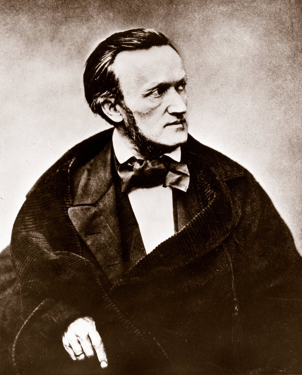 RICHARD WAGNER (1813-1883) Tysk komponist - Fotoportræt af Unknown photographer