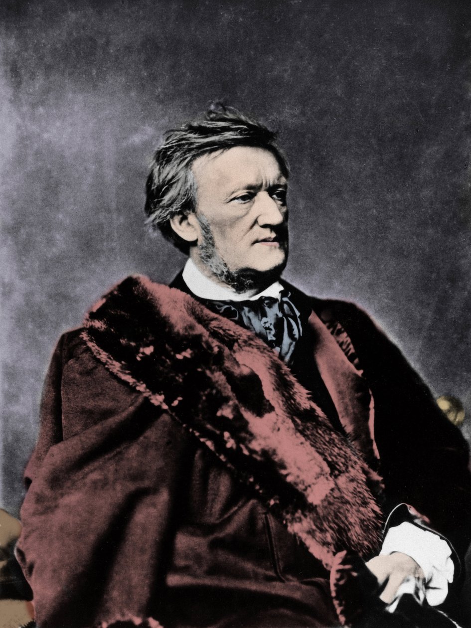 RICHARD WAGNER (1813-1883) Tysk komponist - Portrætfoto af Unknown photographer