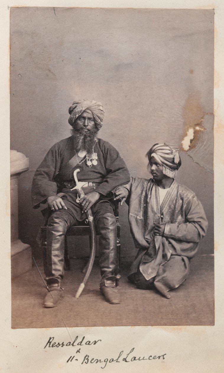 Rissaldar af de 11. Bengal Lancers af Unknown photographer