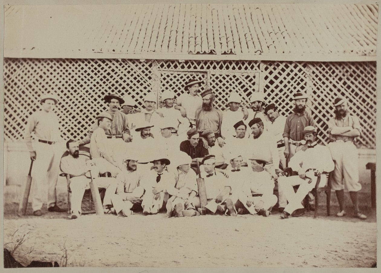 Royal Artillery Cricket-hold, Indien af Unknown photographer