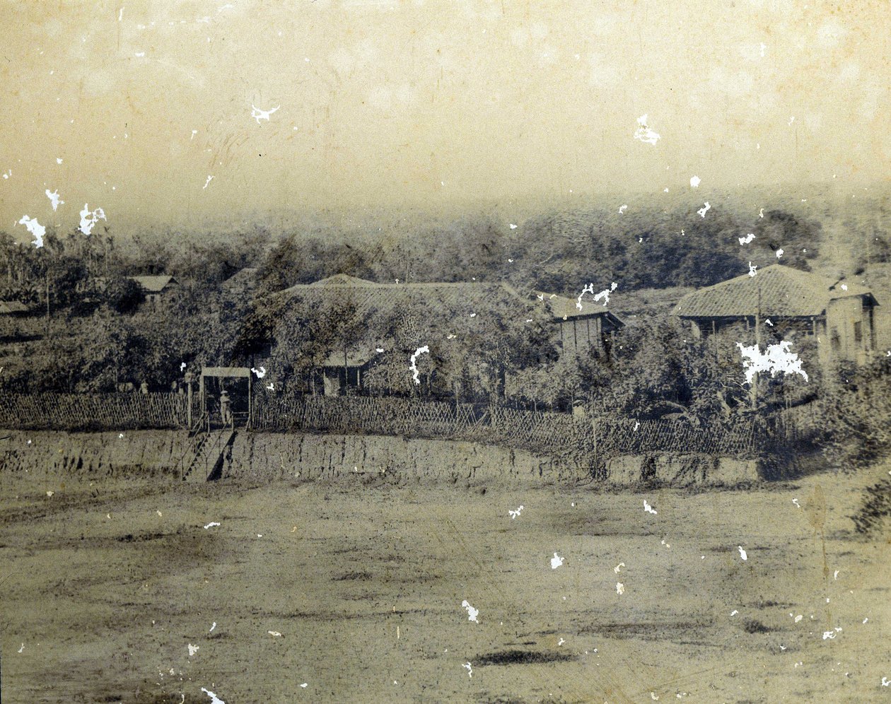 Saigon Post Building v. 1863. af Unknown photographer