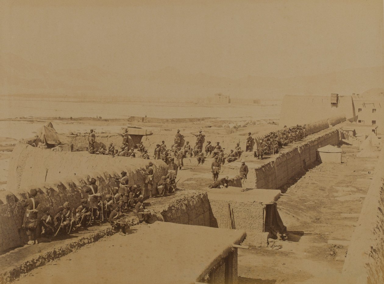 Strongpoint, Kabul 1879 (s/h-billede) af Unknown photographer
