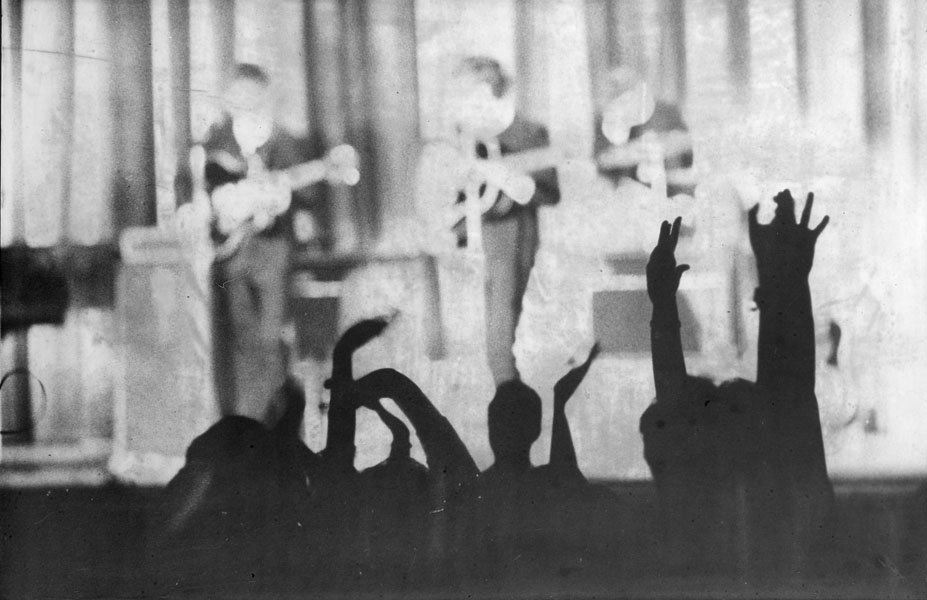 The Beatles/Brian Epstein (s/h foto) af Unknown photographer