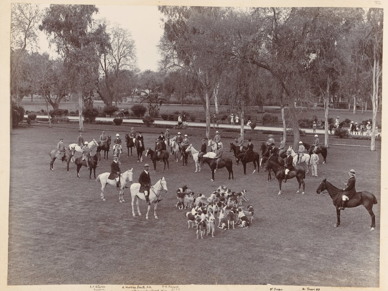 Peshawar Vale Jagt af Unknown photographer