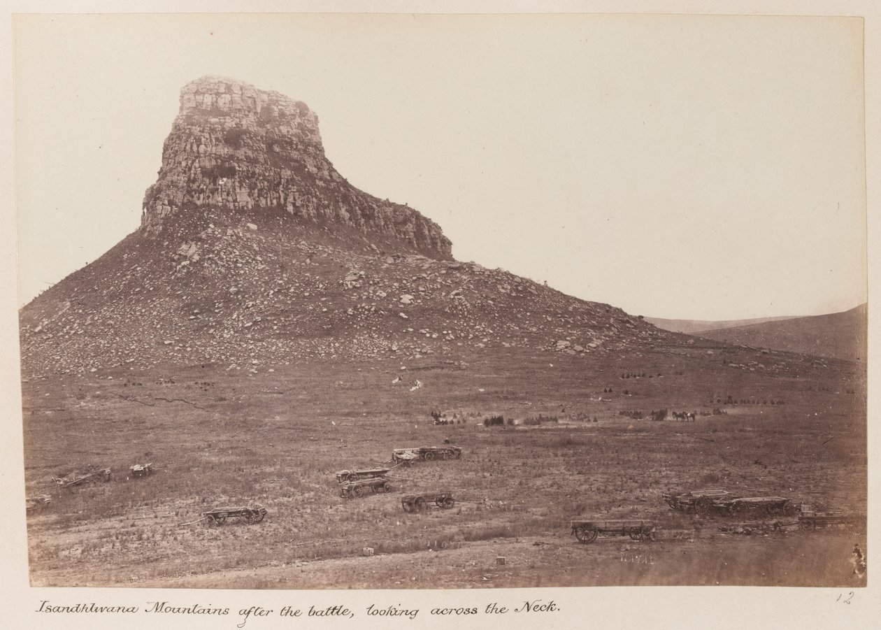 Slagmarken i Isandlwana af Unknown photographer