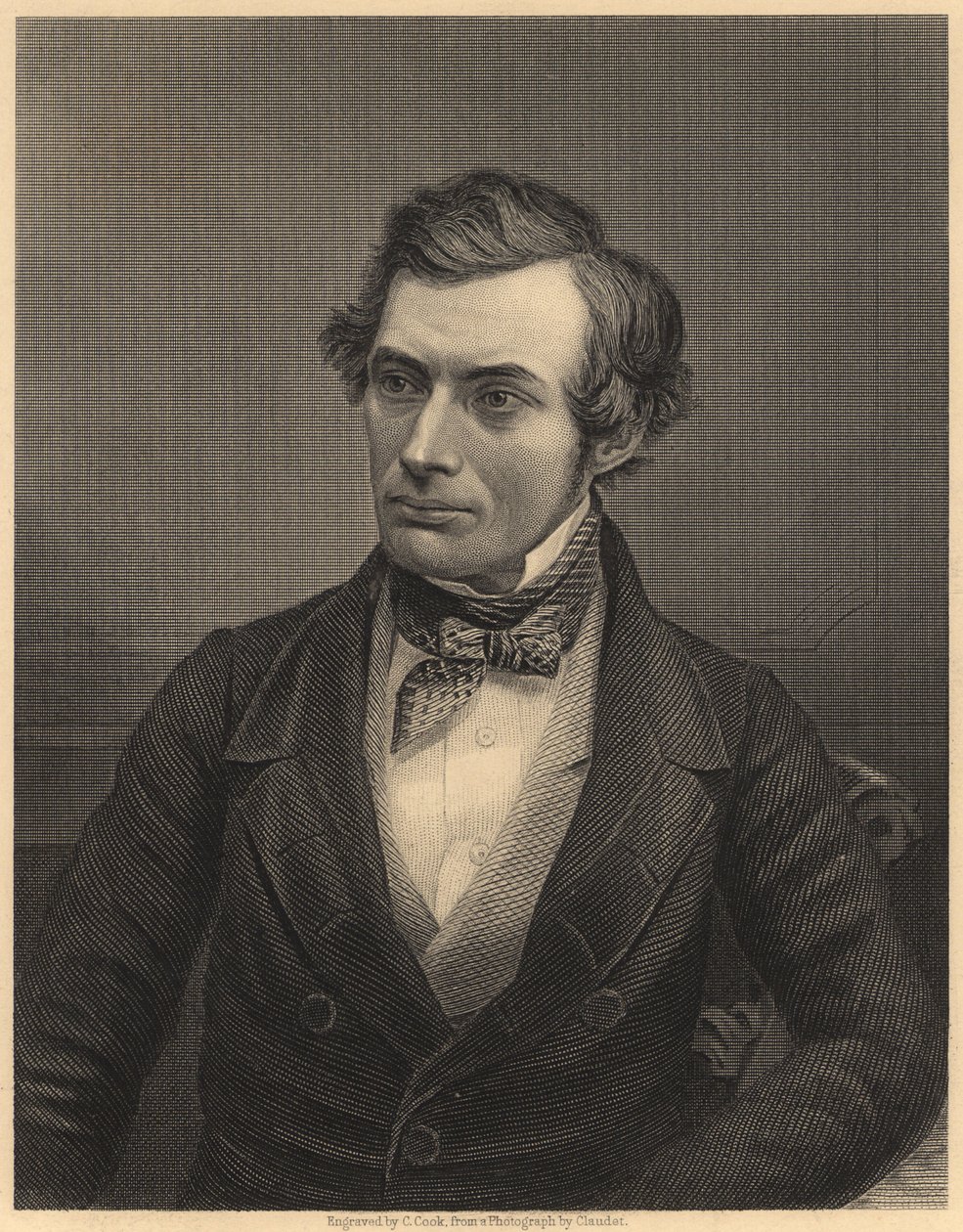 Thomas Graham (1805-1869) skotsk kemiker, der lagde grunden til den fysiske kemi, ca. 1860 (kobberstik) af Unknown photographer