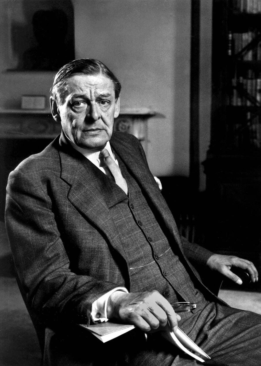 Thomas Stearns Eliot, ca. 1950 (s/h-foto) af Unknown photographer